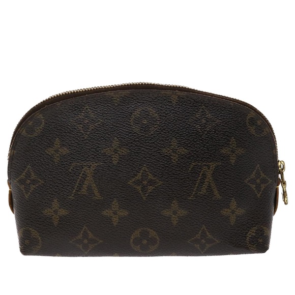 LOUIS VUITTON Monogram Pochette Cosmetic PM Cosmetic Pouch M47515 LV Auth 47861 - Picture 2 of 16